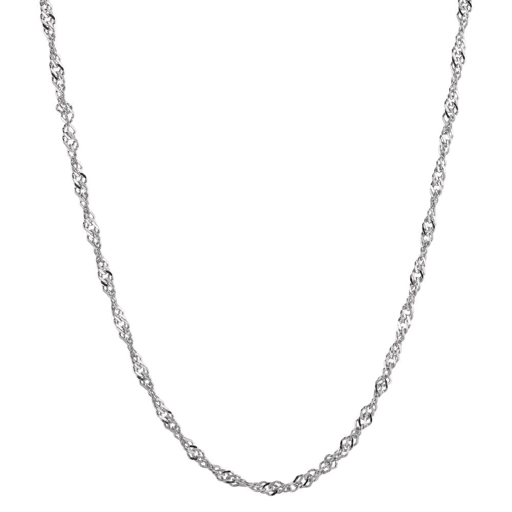 Chaînette Argent Rhodié 42 cm