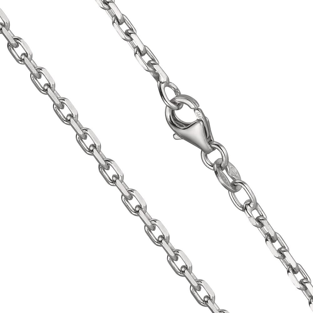 Chaînette Argent Rhodié 45 cm Ø2.5 mm