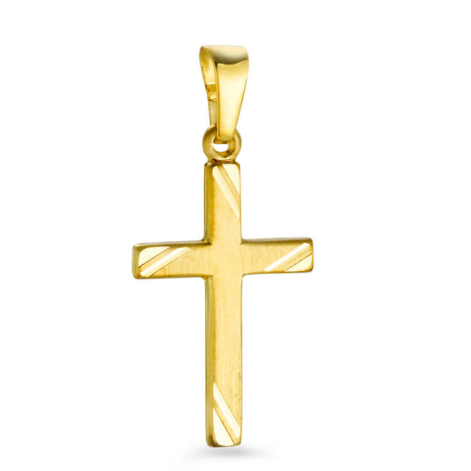 Pendentif Or jaune 18K Croix