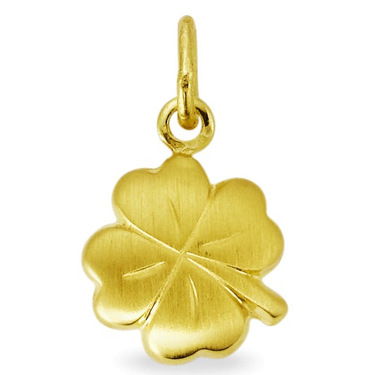 Pendentif Or jaune 18K Feuille de Trèfle