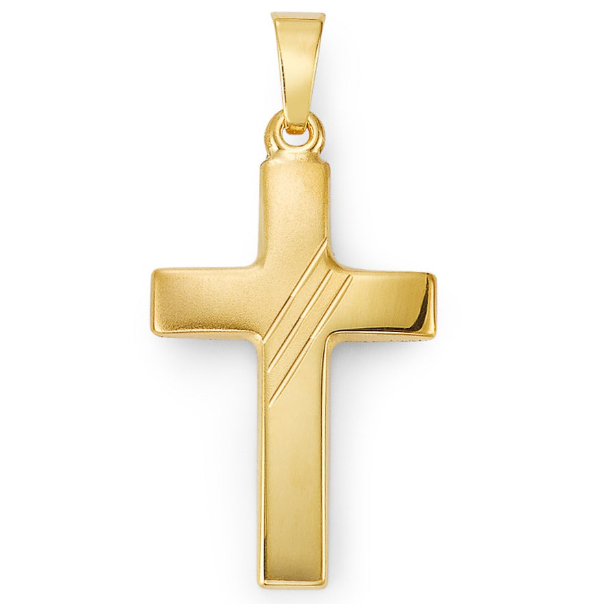 Pendentif Or jaune 18K Croix