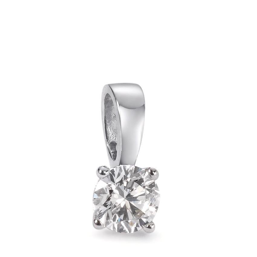 Pendentif Or blanc 18K Diamant blanc, 0.25 ct, brillant, w-si