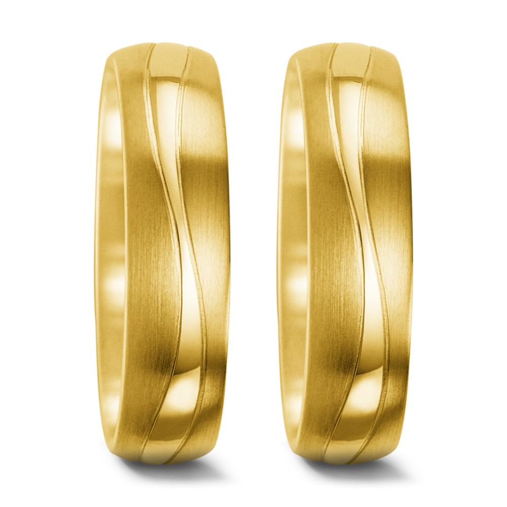 Partnerring 750/18 K Gelbgold