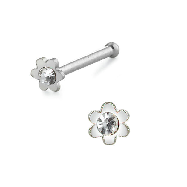 Clous de nez Acier inoxydable Zircone Ø2.5 mm