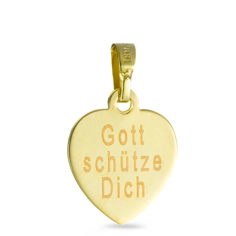 Anhänger 375/9 K Gelbgold Schutzengel