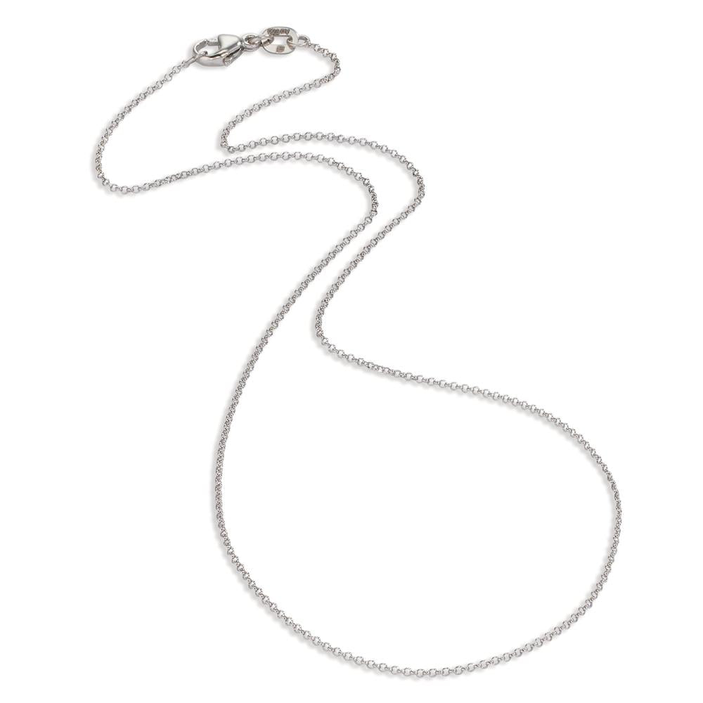 Chaînette Or blanc 18K 36 cm Ø1 mm