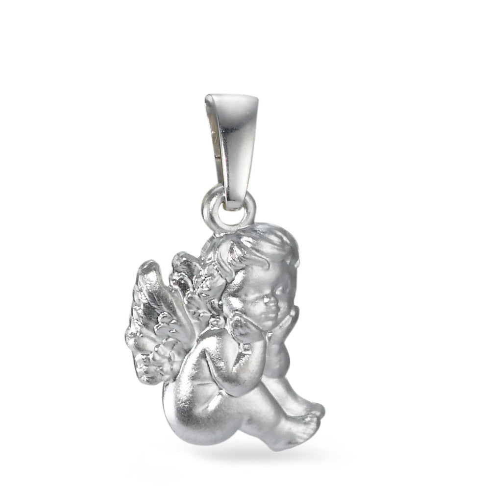 Pendentif Argent Rhodié Ange