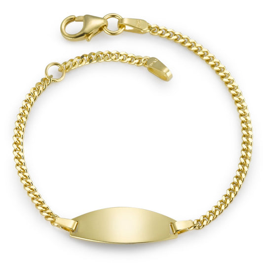 Bracciale con incisione Oro giallo 375/9K 12-14 cm