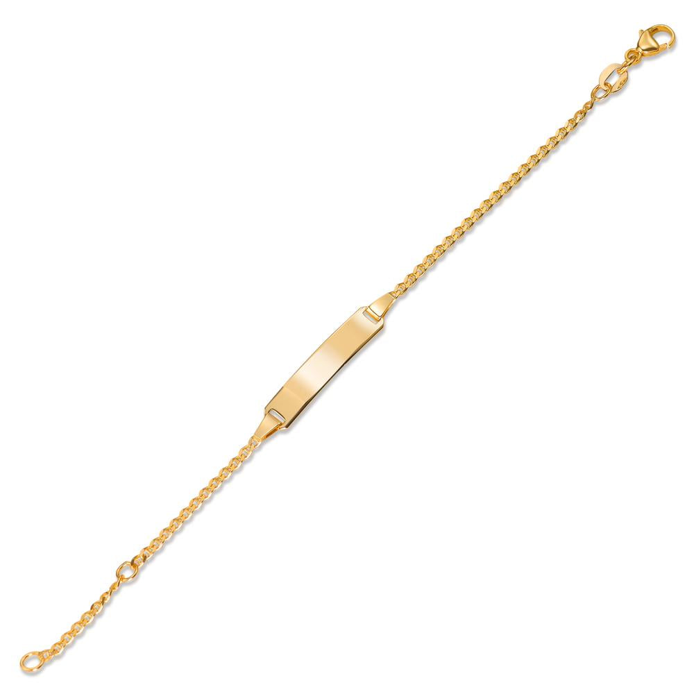 Bracciale con incisione Oro giallo 375/9K 12-14 cm