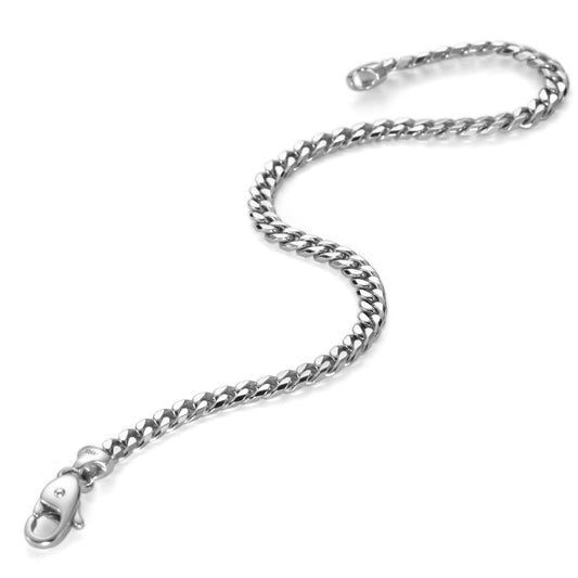 Collier Or blanc 18K 45 cm