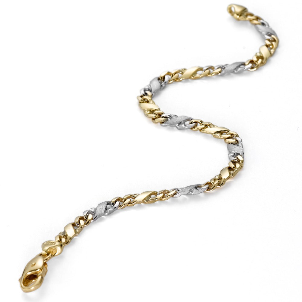 Collier Or jaune 18K, Or blanc 18K 50 cm