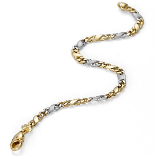 Collier 750/18 K Gelbgold, 750/18 K Weissgold