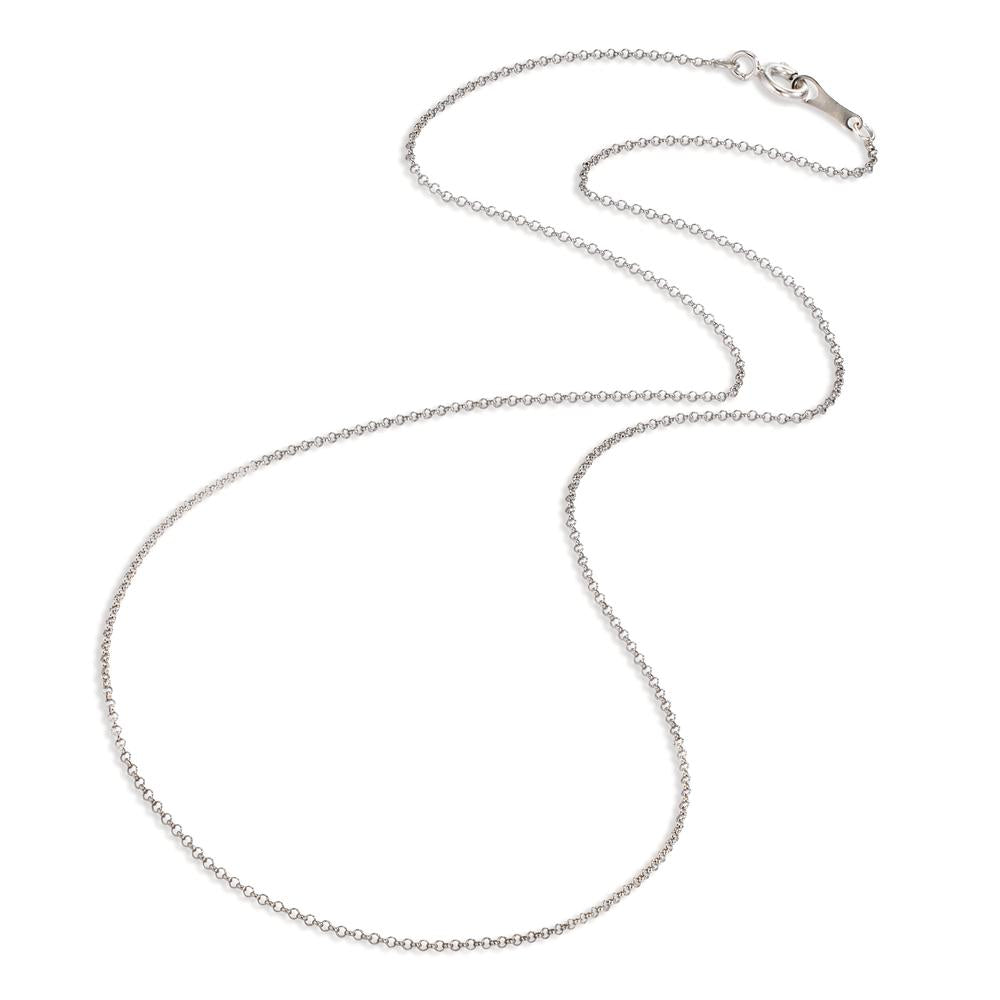 Chaînette Or blanc 18K 42 cm