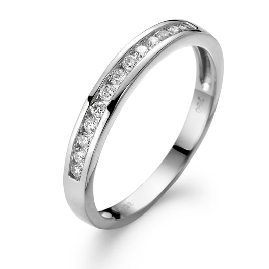 Bague d'éternité Or blanc 18K Diamant blanc, 0.20 ct, 13 Pierres, si