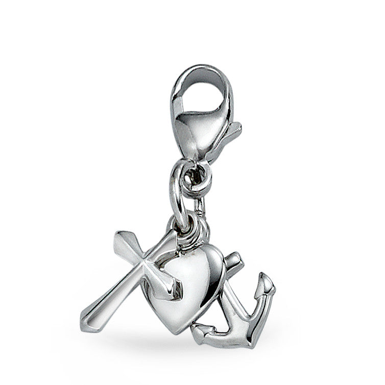 Charms Argent Rhodié