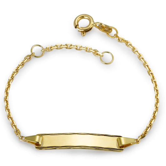 Bracciale con incisione Oro giallo 585/14 kt 12-14 cm