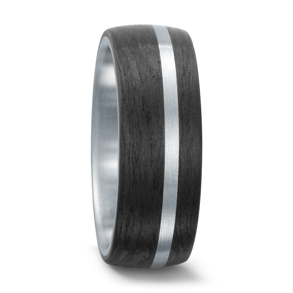 Partnerring Edelstahl, Carbon