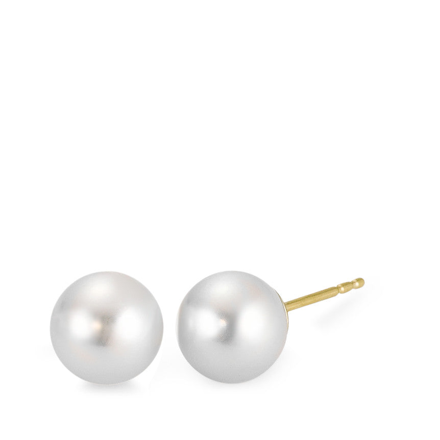 Clous d'oreilles Or jaune 18K perle d'eau douce