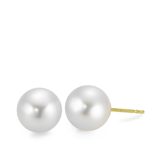 Clous d'oreilles Or jaune 18K perle d'eau douce