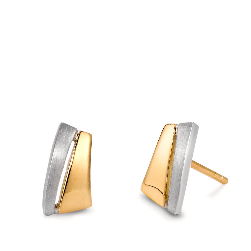 Clous d'oreilles Or jaune 18K, Or blanc 18K