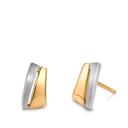 Clous d'oreilles Or jaune 18K, Or blanc 18K