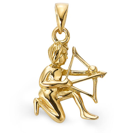 Pendentif Or jaune 9K Signe Astrologique Sagittaire