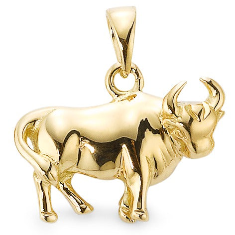 Anhänger 750/18 K Gelbgold Stier 14 mm