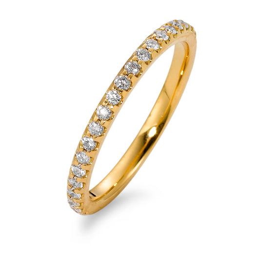 Bague d'éternité Or jaune 18K Diamant 0.51 ct, 37 Pierres, w-si