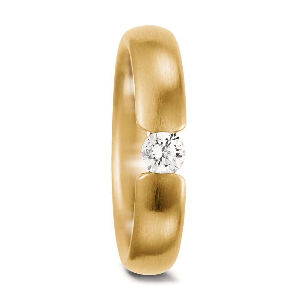 Partnerring 750/18 K Gelbgold Diamant 0.24 ct, tw-si