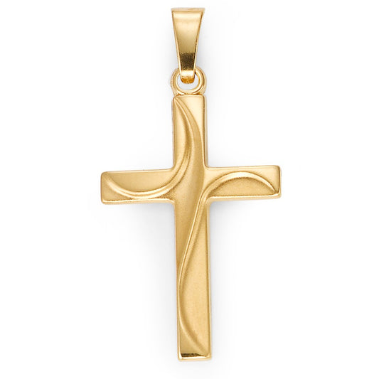 Pendentif Or jaune 18K Croix