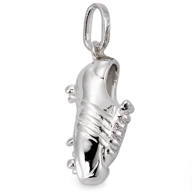 Pendentif Argent Rhodié Football