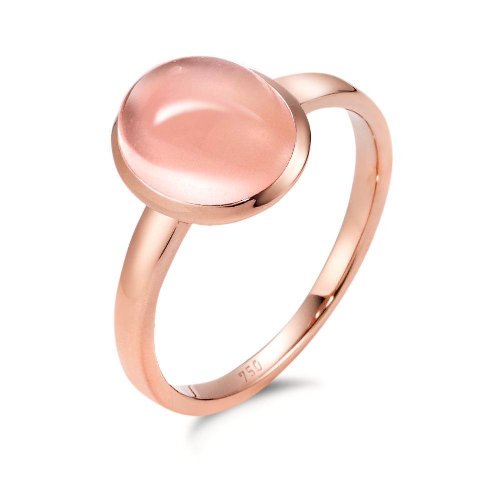 Bague Or rose 18K Quartz rose