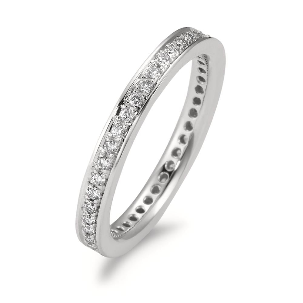 Anelli di memoria Oro bianco 750/18 carati Diamante bianco, 0.33 ct, 42 pietra, [Brillant], w-si