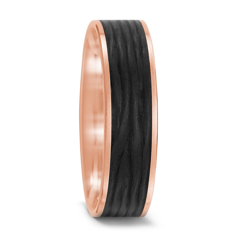 Partnerring 585/14 K Rosegold, Carbon