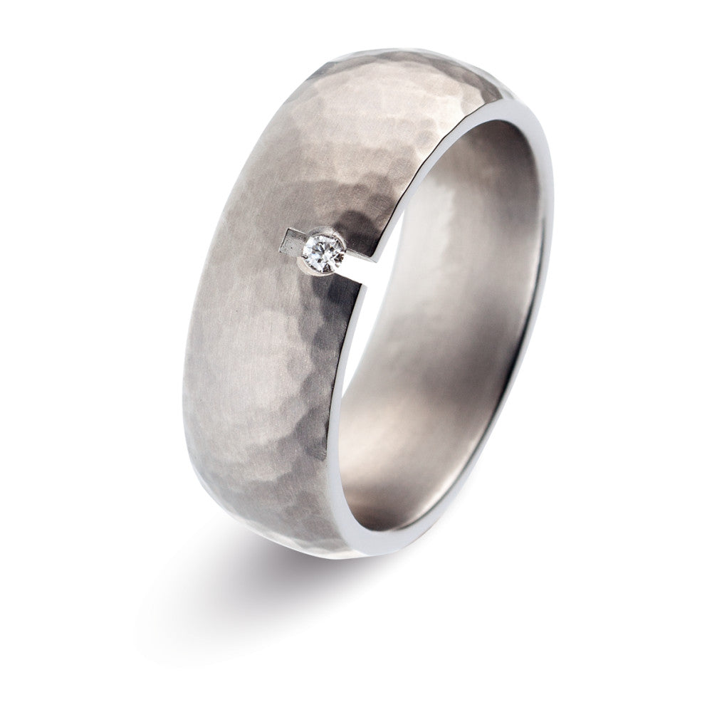 Partnerring Titan Diamant 0.02 ct, w-si