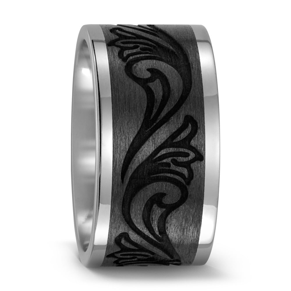 Bague Titane, Carbone