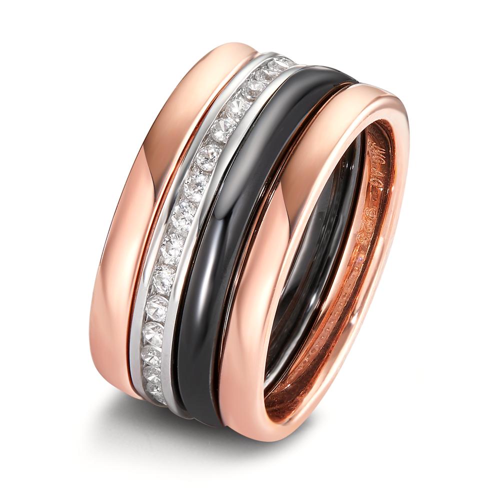 Bague à superposer Argent rosé PVD