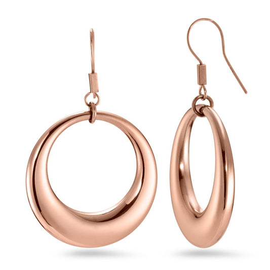 Pendant d'oreilles Acier inoxydable rosé PVD