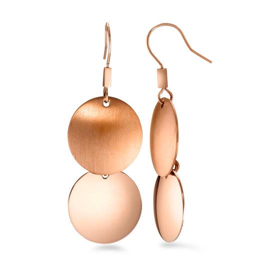 Pendant d'oreilles Acier inoxydable rosé PVD