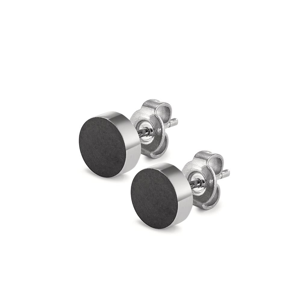 Clous d'oreilles Acier inoxydable PVD Ø7 mm