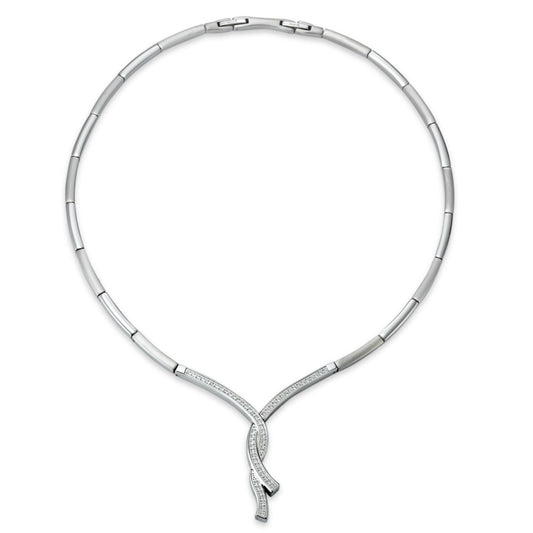 Collana Acciaio inossidabile Zirconia 42-45 cm