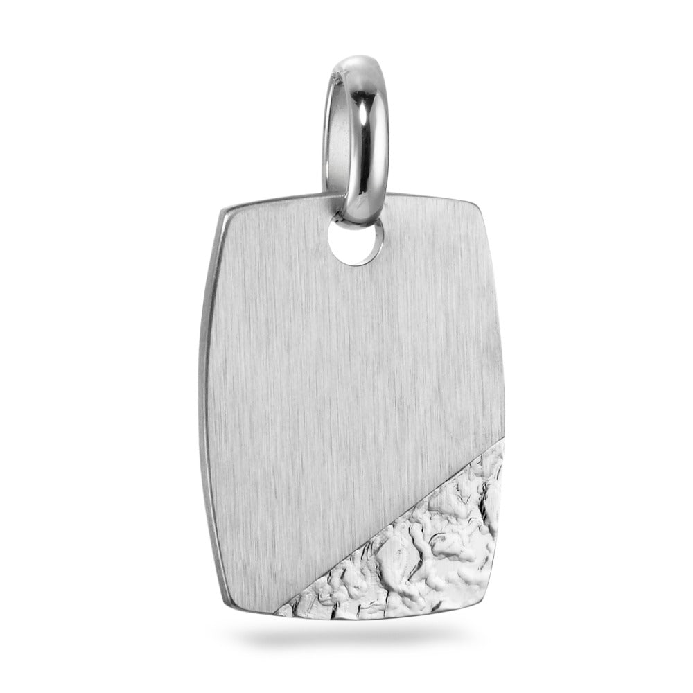 Pendentif avec gravure Acier inoxydable