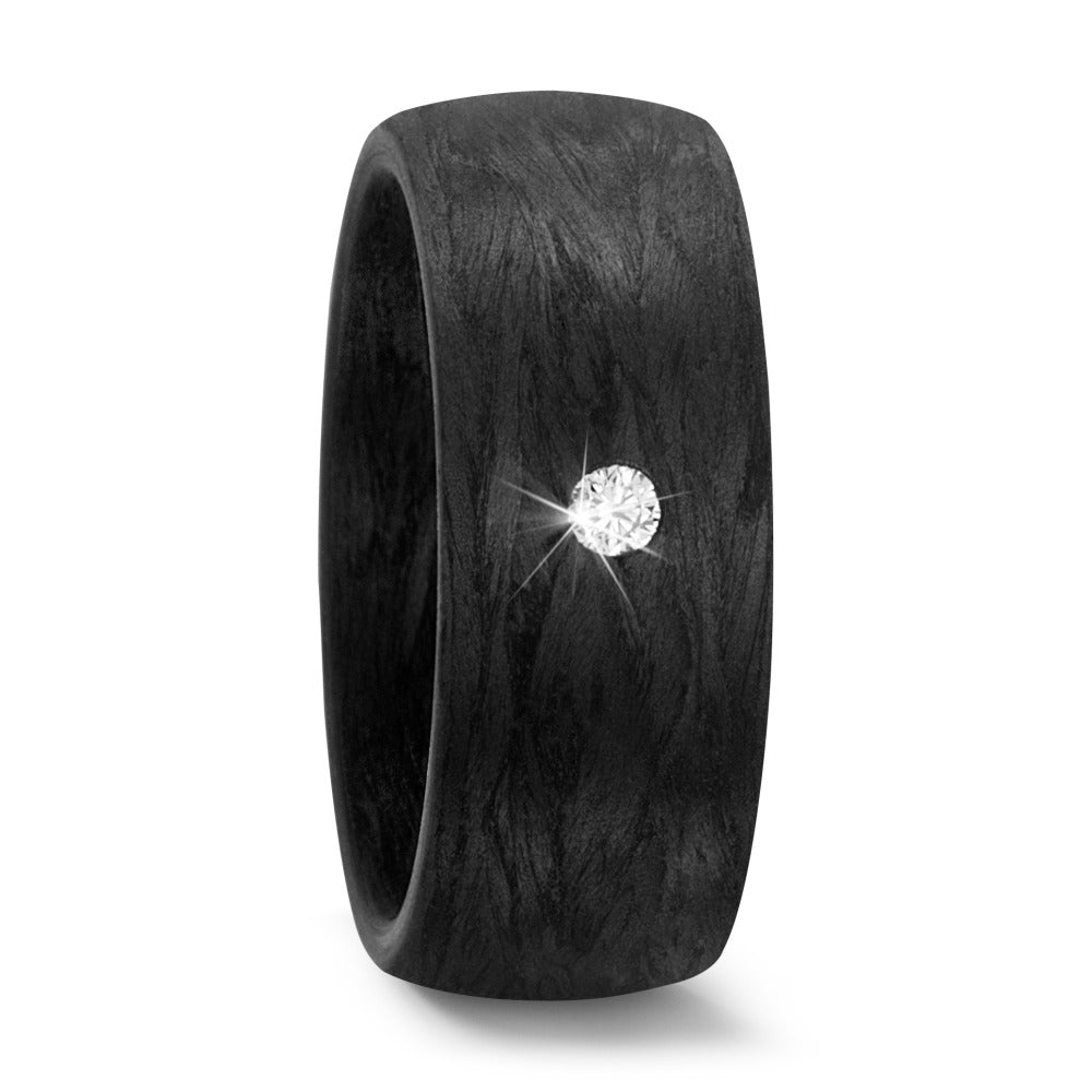 Bague Carbone Diamant 0.05 ct, w-si