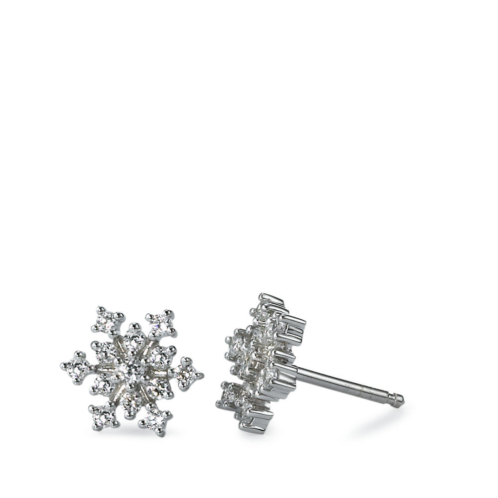 Clous d'oreilles Argent Rhodié Ø8 mm