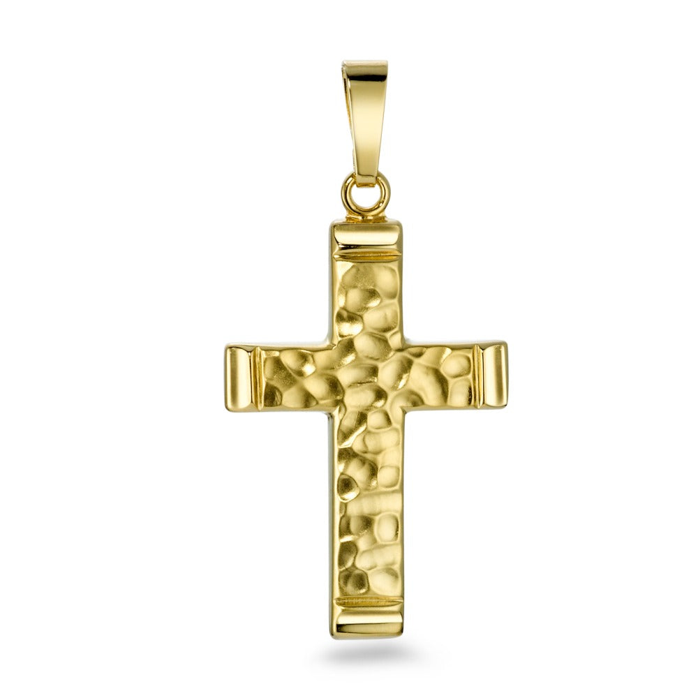 Pendentif Or jaune 9K Croix