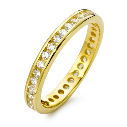 Memory Ring 375/9 K Gelbgold Zirkonia