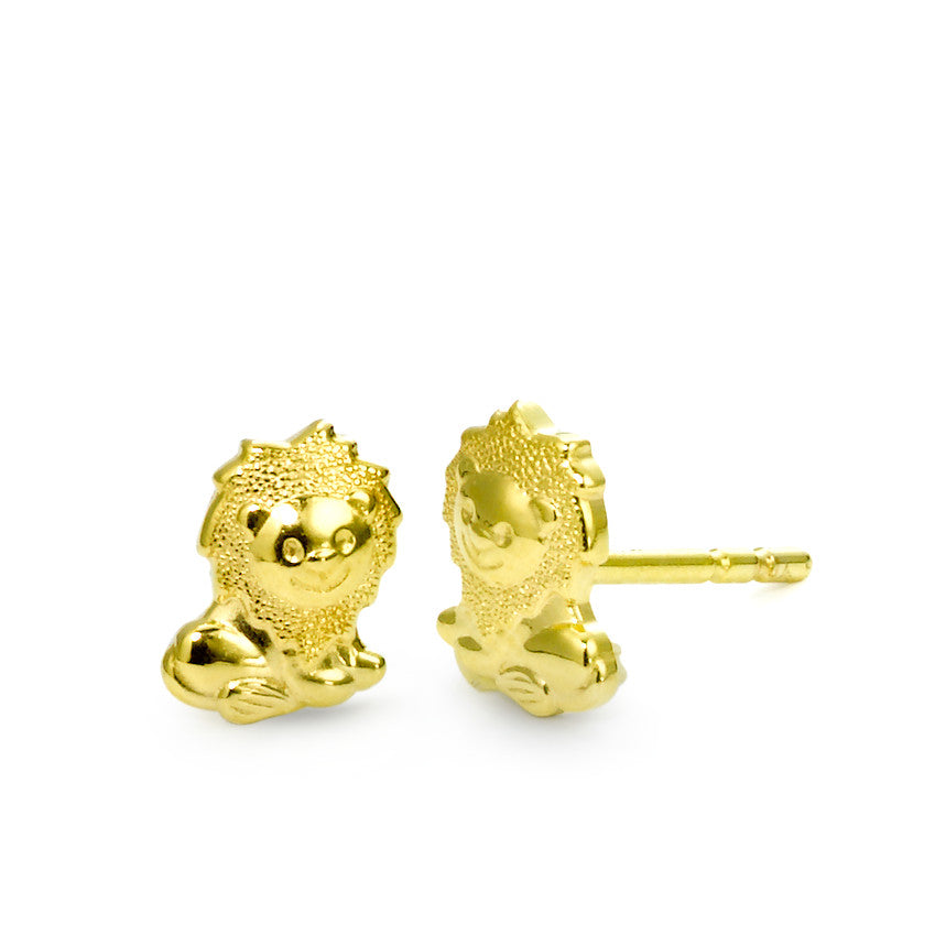 Ohrstecker 375/9 K Gelbgold Löwe