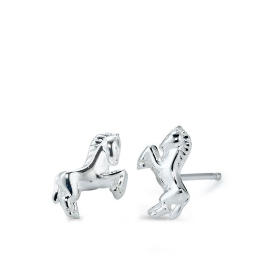 Clous d'oreilles Argent Cheval