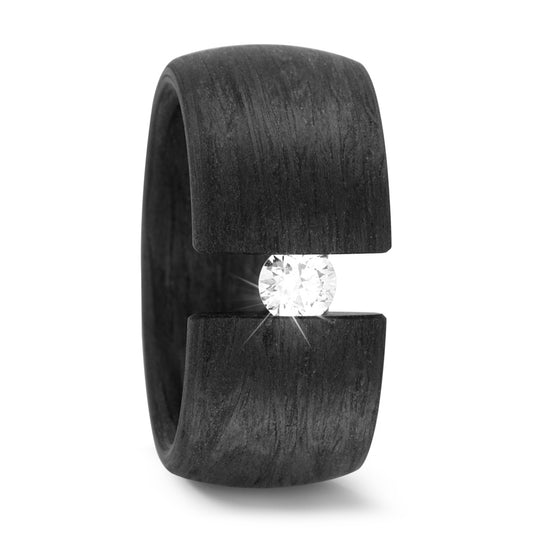 Bague Carbone Diamant 0.25 ct, w-si