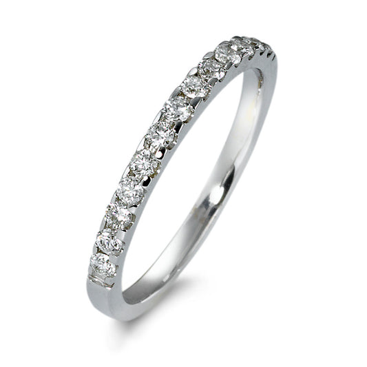 Bague d'éternité Or blanc 14K Diamant 0.25 ct, 13 Pierres, w-si